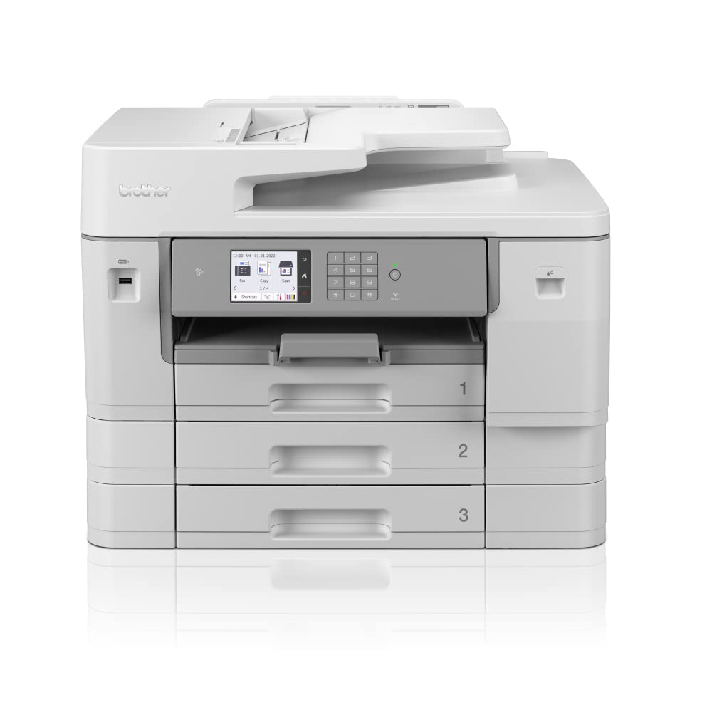 Brother MFC-J6957DW | Imprimante Multifonction 4 en 1 | 30 Pages/Minute | Jet d'encre Couleur | USB, LAN | Wi-FI Direct | Impression Recto-Verso, Blan