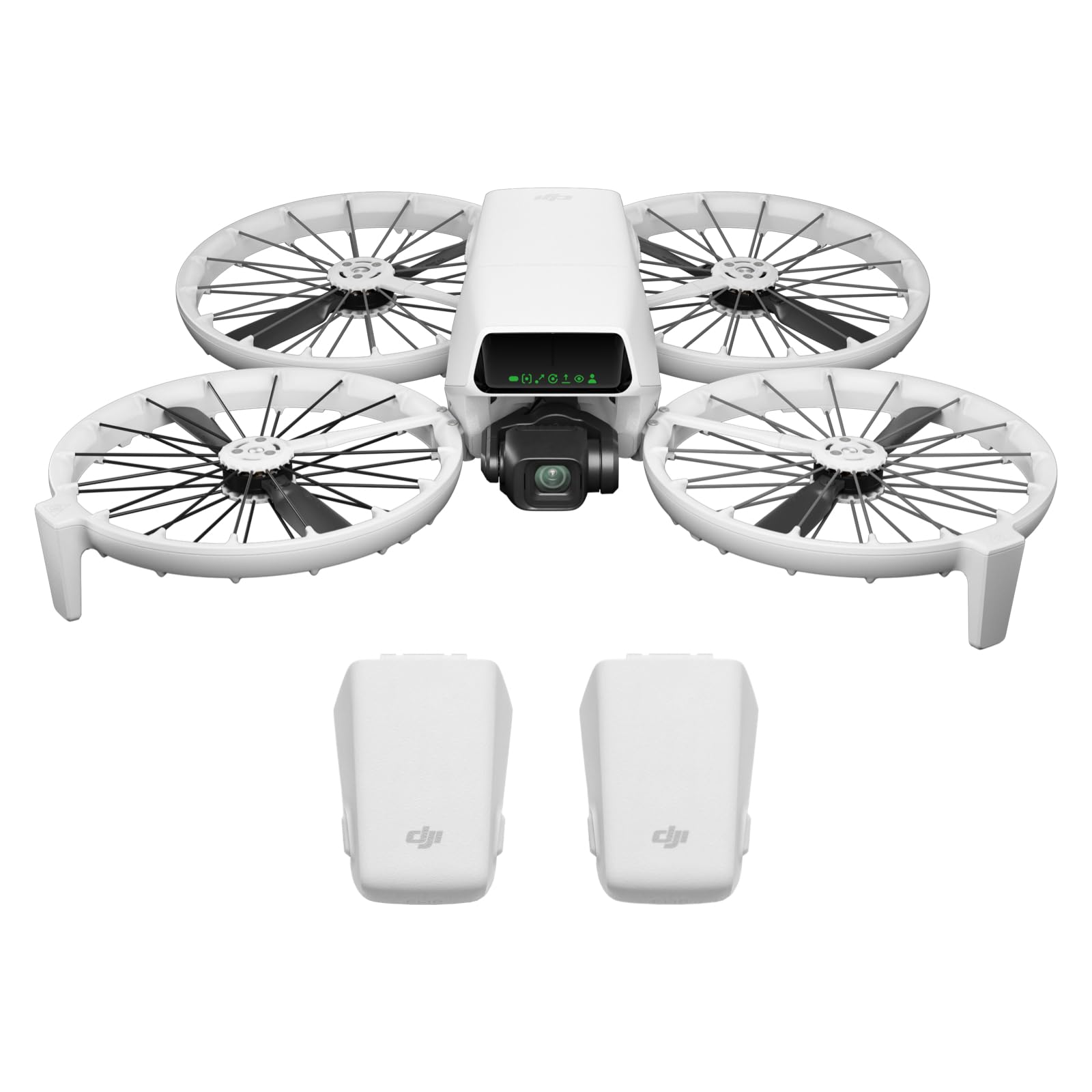 Bundle deux batteries DJI Flip sans radiocommande à écran, drone caméra 4K UHD pour adultes, décollage palmaire, retour automatique, vol intelligent,