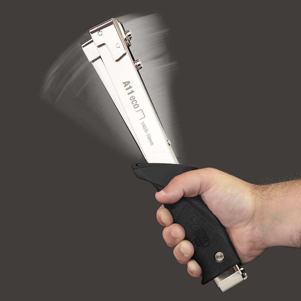 Tacwise 1185 A11 Marteau Agrafeur avec 75.000 Agrafes 140/10mm, Utilise les Agrafes de Type 140/6 - 10mm : Bricolage