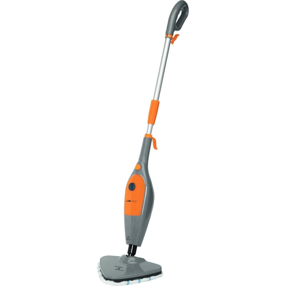 Clatronic DR 3539 vapeur Mop, orange, gris. : Cuisine et Maison