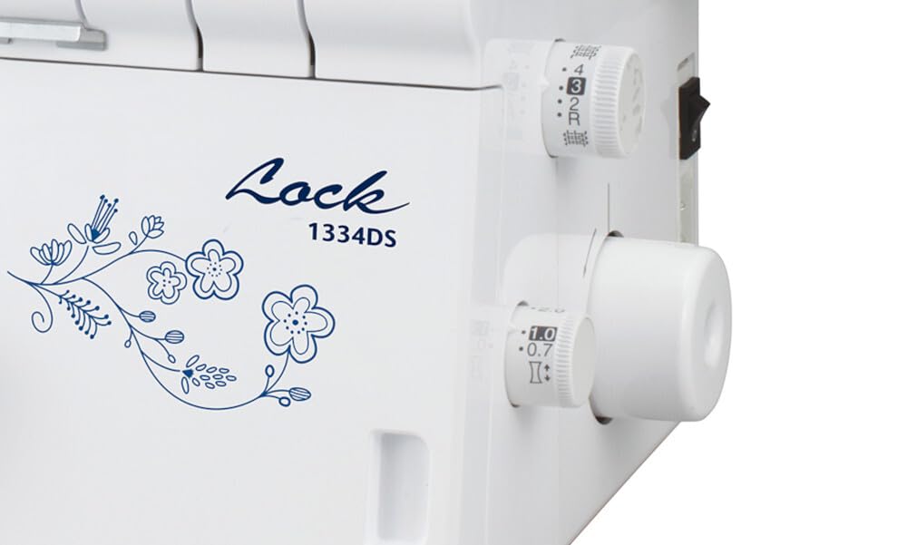 Brother Machine à surjeteuse 1334DS - Taille et couture facile, Blanc