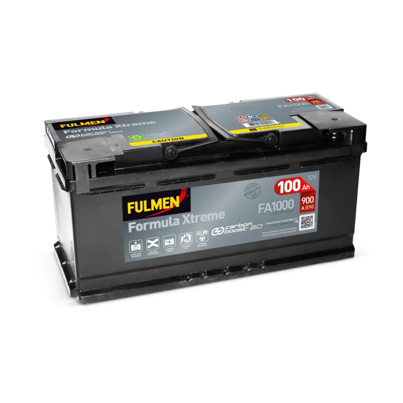 Fulmen – Batterie voiture FA1000 12 V 100 Ah 900 A