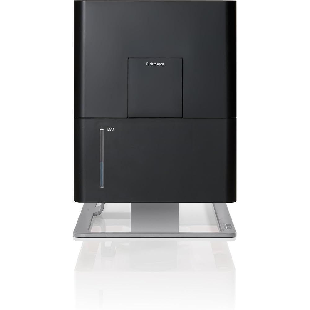 Humidificateur d'air Oskar big de Stadler Form, humidificateur à économie d'énergie pour des pièces jusqu'à 100 m², humidificateur avec arrêt automatique, LEDs à intensité variable, noir : Cuisine et Maison