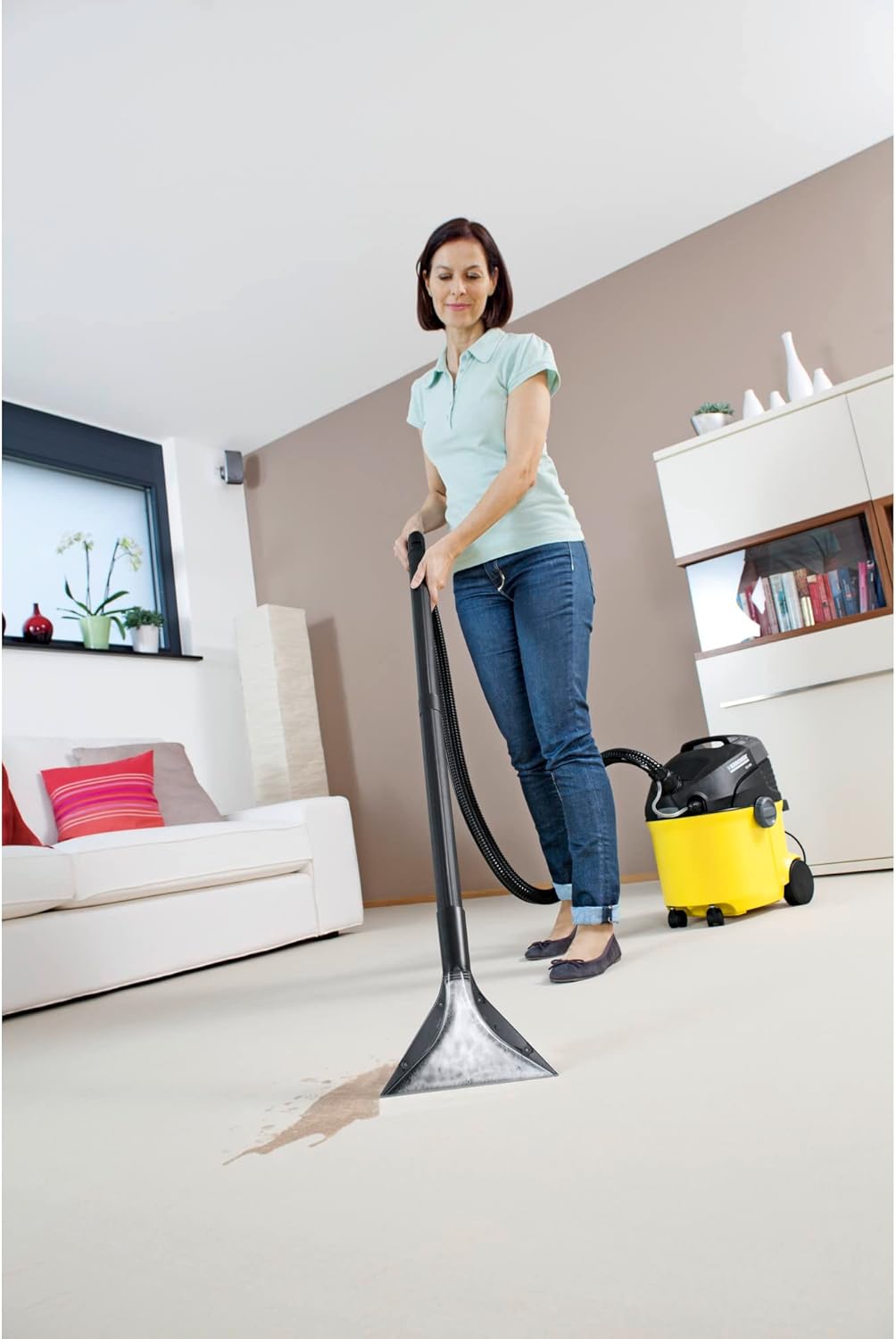 Aspirateur Karcher, noir, jaune