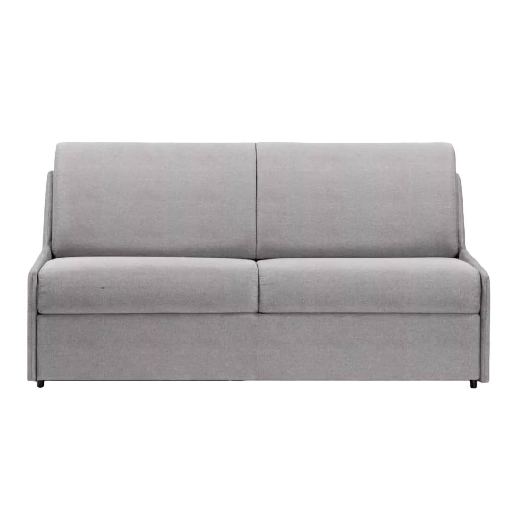 Canapé-lit 3 places en tissu gris clair
