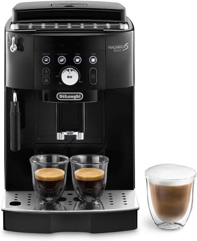 De'Longhi Magnifica S Smart Machine a Café Grain ECAM230.13.B, Machine Expresso et Cappuccino, 1.8L, 1450W, Noir