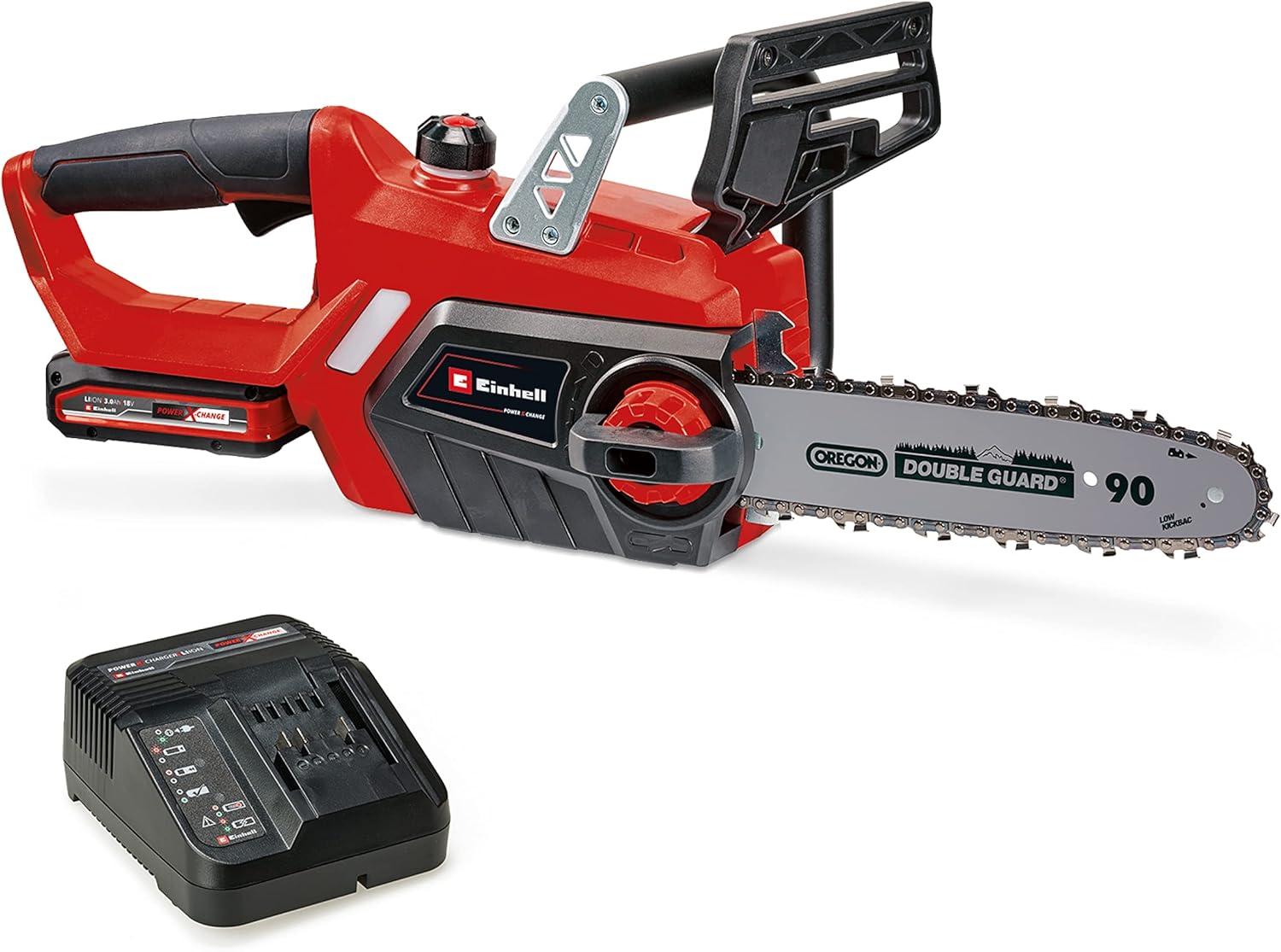 Einhell Trononneuse sans fil GE-LC 18/25 Li Solo - Power X-Change (18 V, Longueur du guide 25 cm, Longueur de coupe 23 cm) Livré sans Batterie ni Chargeur