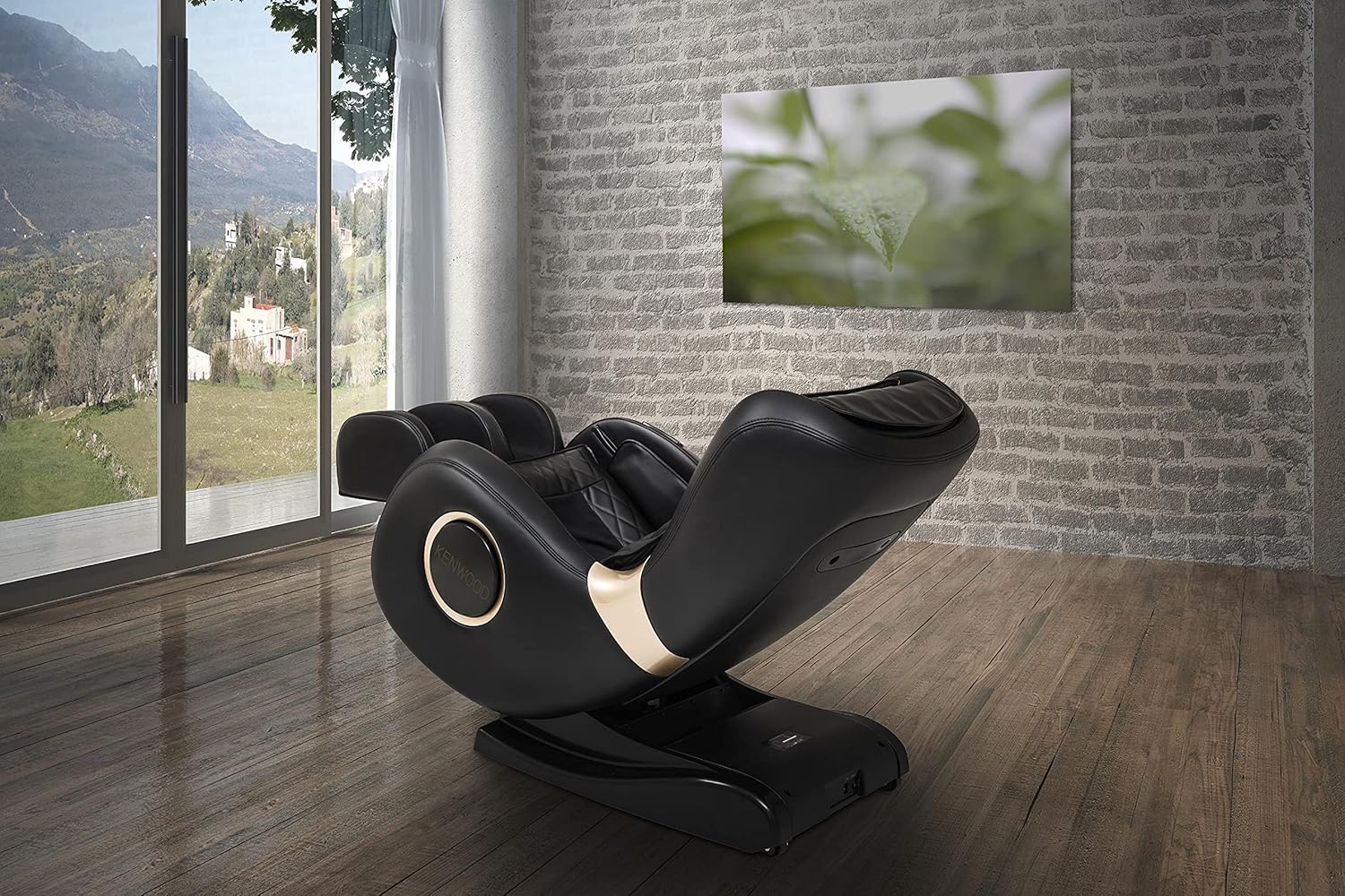 2017ER modèle avec interface Bluetooth: Marché introduction Prix – Fauteuil de massage – chaise de massage noir multifonction avec massage shiatsu Welcon Prestige 3D Zero Gravity avec chauffage, système audio intégré et haut-parleurs stéréo compatibl