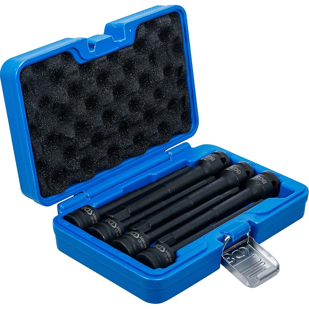 BGS 5490 | Jeu de douilles à embouts à choc | longueur 150 mm | 12,5 mm (1/2