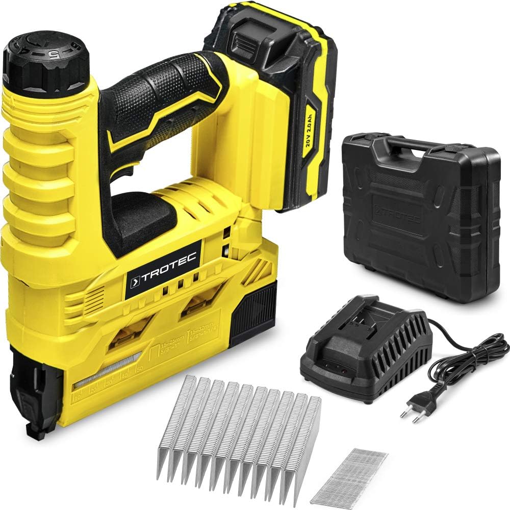 TROTEC Agrafeuse électrique sans fil PTNS 10-20V : High-Tech