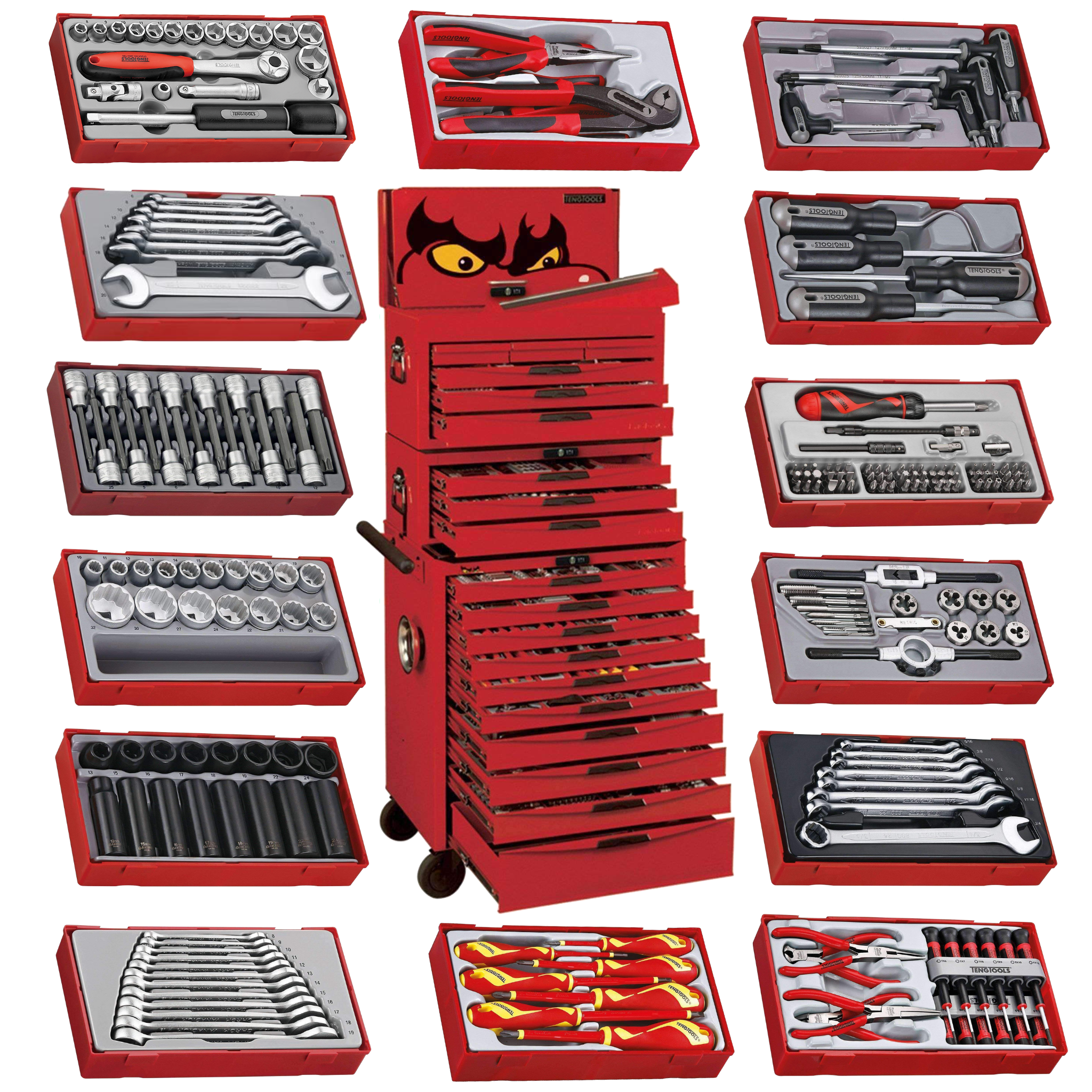 Big sale- Teng Tools 1001 Piece Mega Master Mixed Hand Tool Kit-TCMM1001N