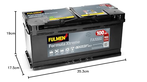 Fulmen – Batterie voiture FA1000 12 V 100 Ah 900 A