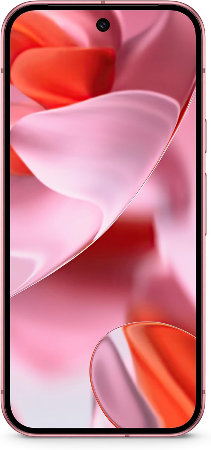 Google Pixel 9 - Smartphone Android débloqué avec Gemini, Appareil Photo avancé, 24 Heures d'autonomie et écran Actua 6,3 Pouces - Rose Pivoine, 256GB