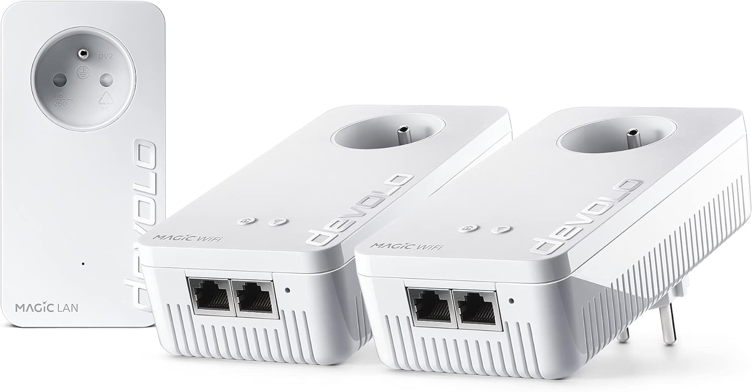 Devolo Magic 2 WiFi Next Multiroom Kit 1200 Mbit/s Ethernet/LAN Blanc 3 pièce(s)