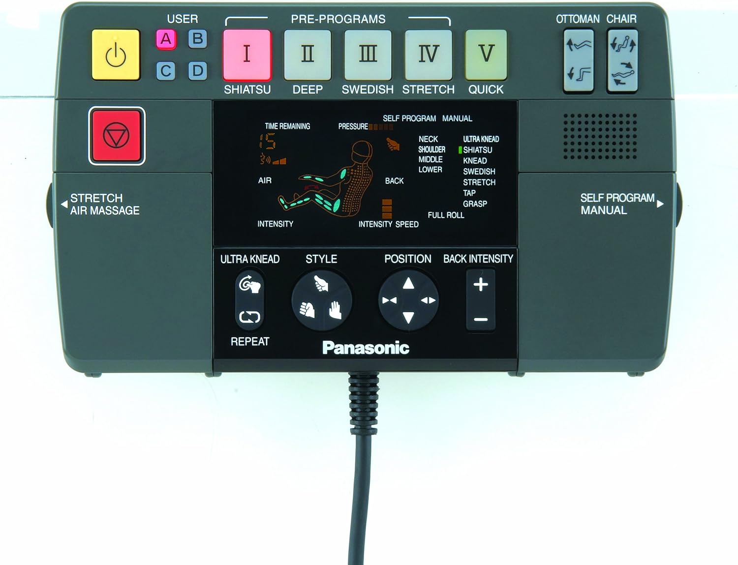 Alpha Techno MA 59 Fauteuil de Massages Noir