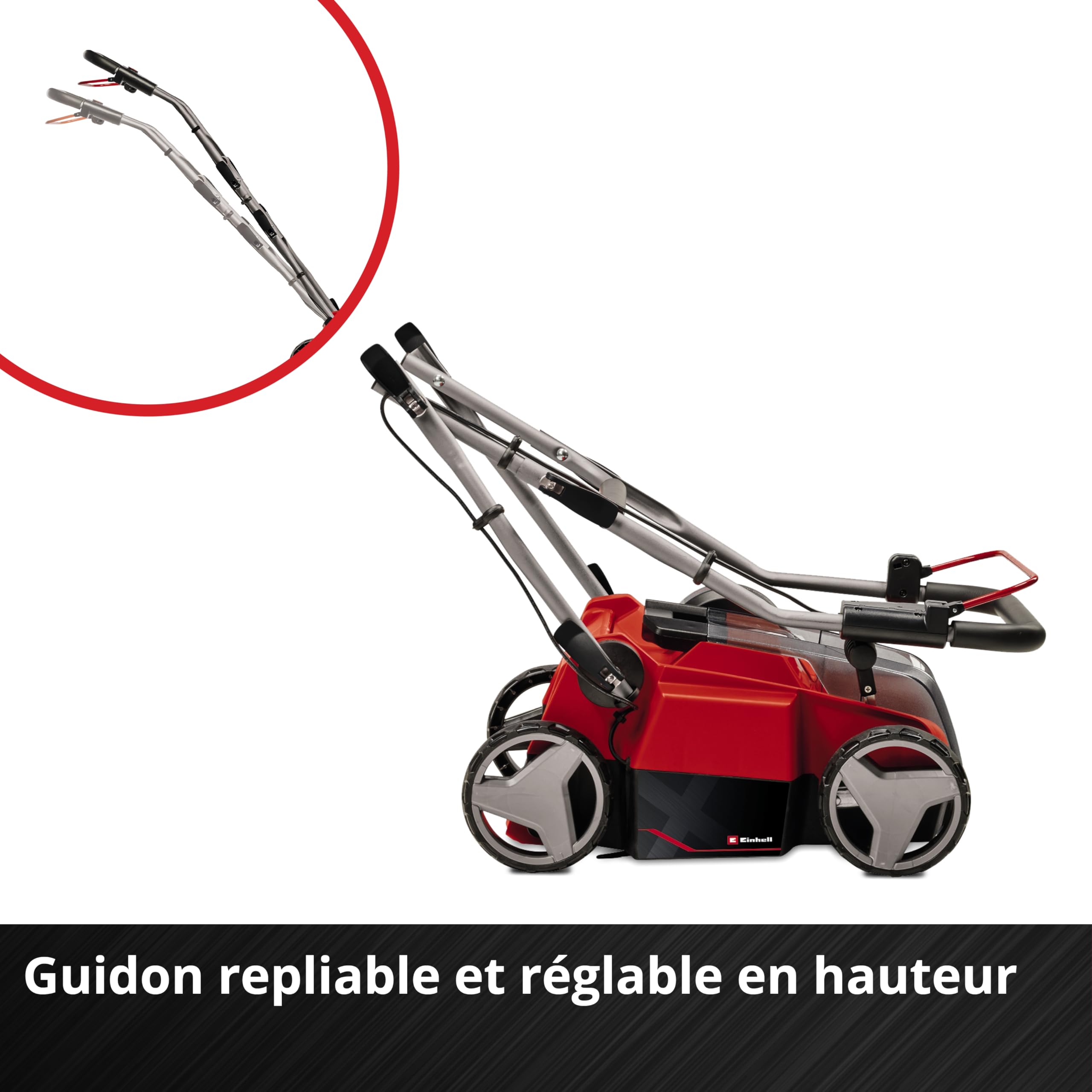 Einhell Scarificateur-aérateur sans fil GE-SA 36/35 Li-Solo Power X-Change (36 V, moteur sans charbon, rouleau de scarification 35 cm) Livré sans batt