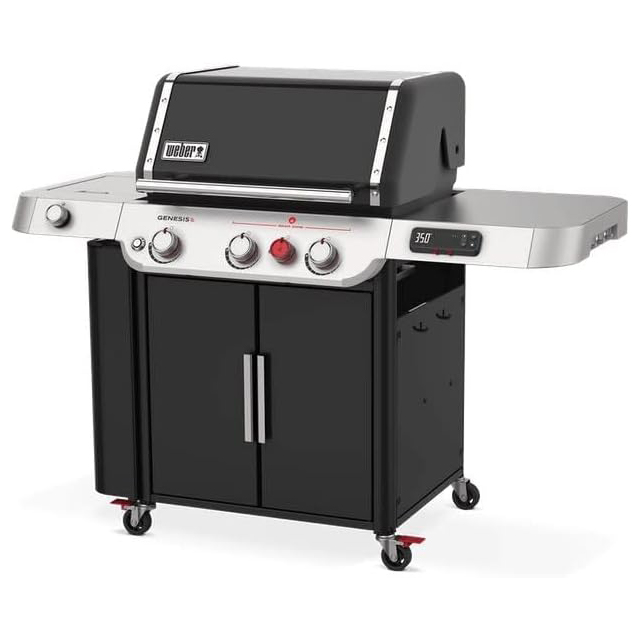 Weber Genesis EX-335 Smart Gas Grill, Black, Liquid Propane