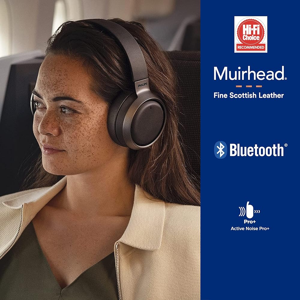 Casque À Réduction de Bruit Philips L3/00 Fidelio, Suppression De Bruit Pro +, Casque sans Fil pour Adultes, Casque avec Double Micro, Bluetooth, 38 Heures De Lecture, Design Haut De Gamme Et Léger : High-Tech