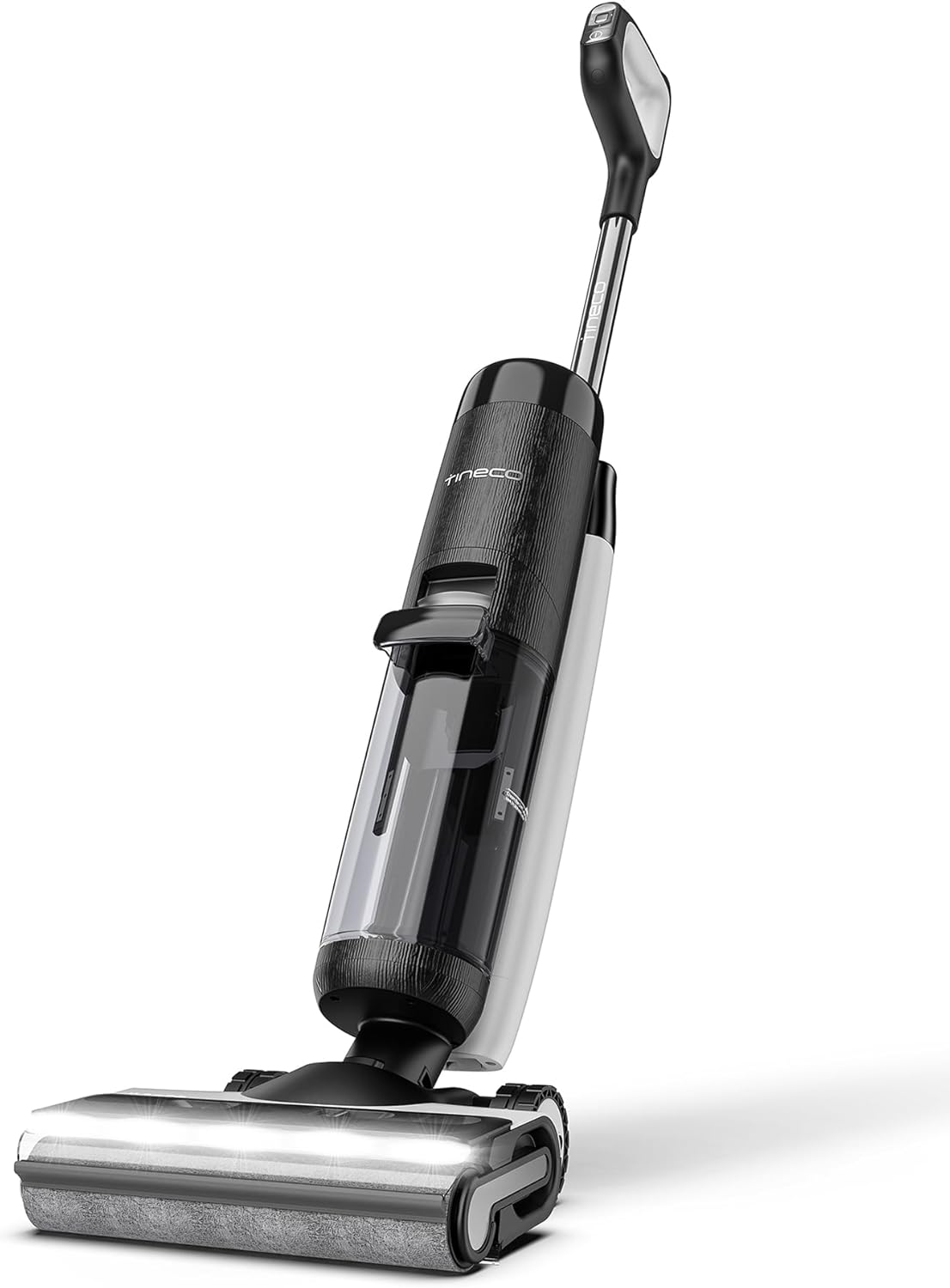 Tineco Floor One S7 Pro/S7 Series Aspirateur Laveur Sec Et Humide Intelligent sans Fil pour Sols Durs, Écran Digital LED, Grande Autonomie, Parfait pour Les Tâches Tenaces et Les Poils d’Animaux