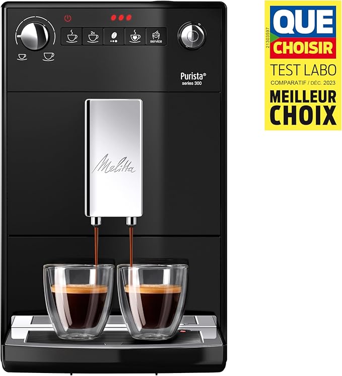 Melitta Purista Noir, Cafetière à grains de café