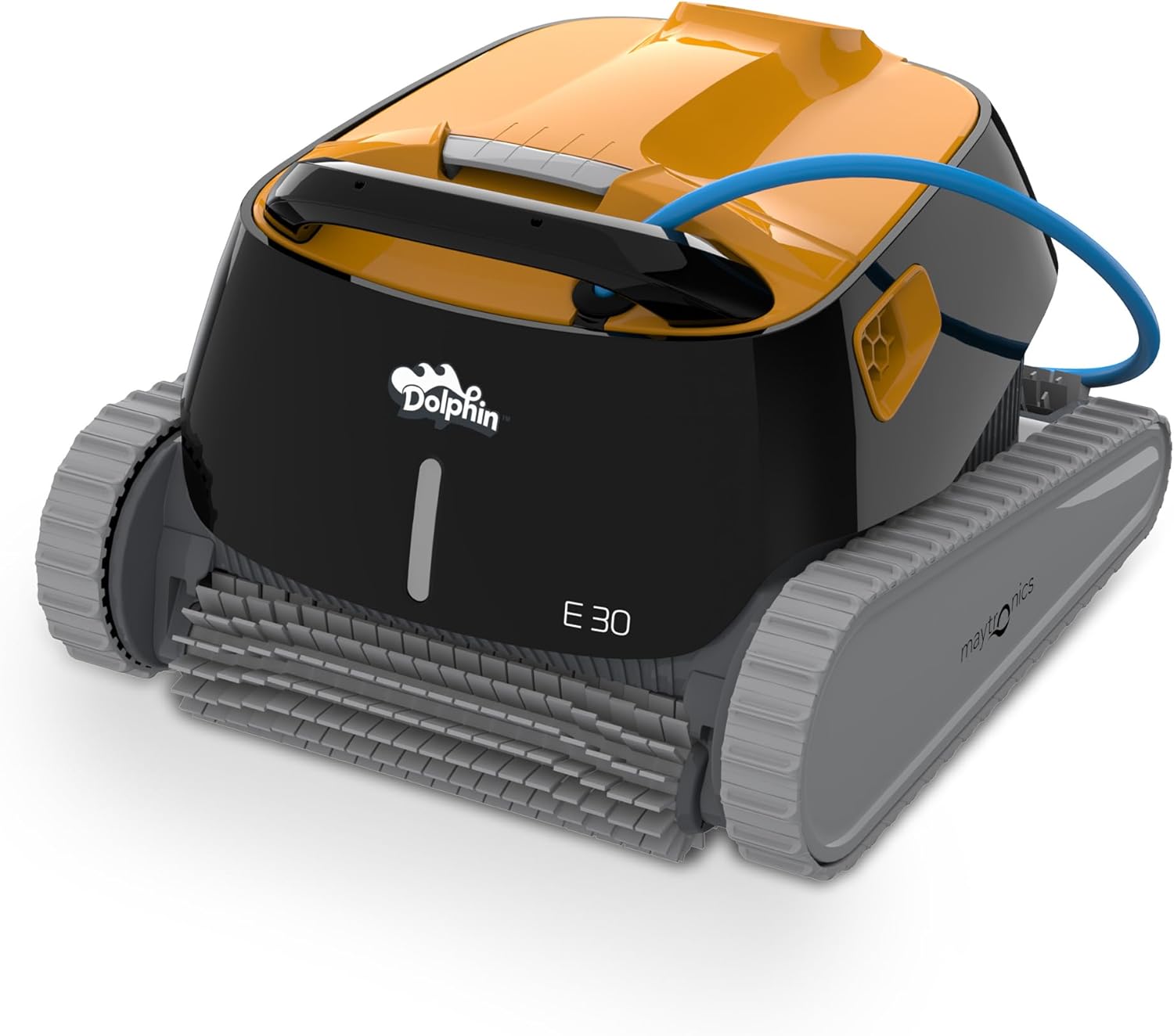 Dolphin E série Robot Nettoyeur électrique avec Fil pour Piscine Hors-Sol Jusqu’à 12 m - Nettoyage Fond et parois - Filtration Ultra Fine