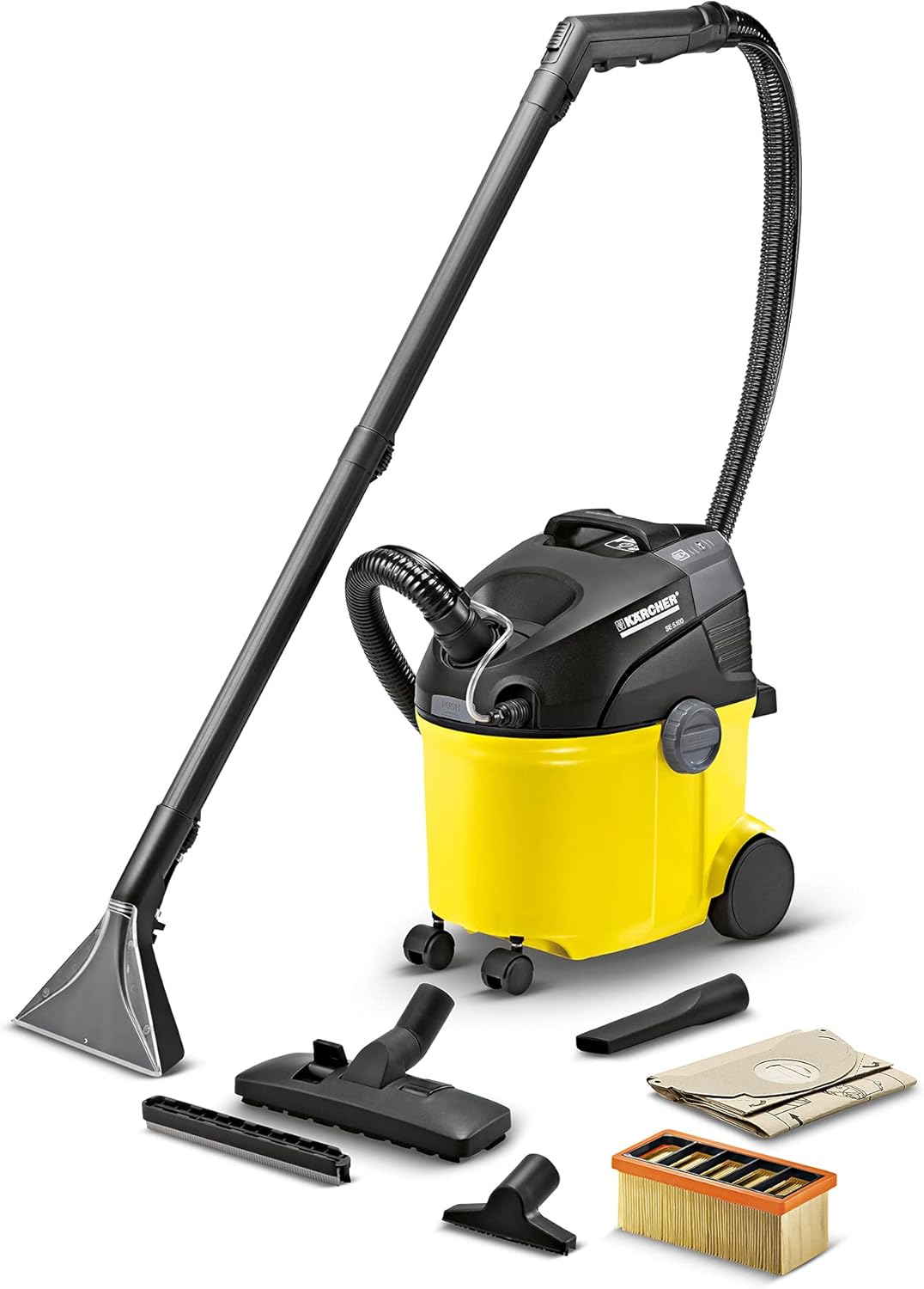 Aspirateur Karcher, noir, jaune