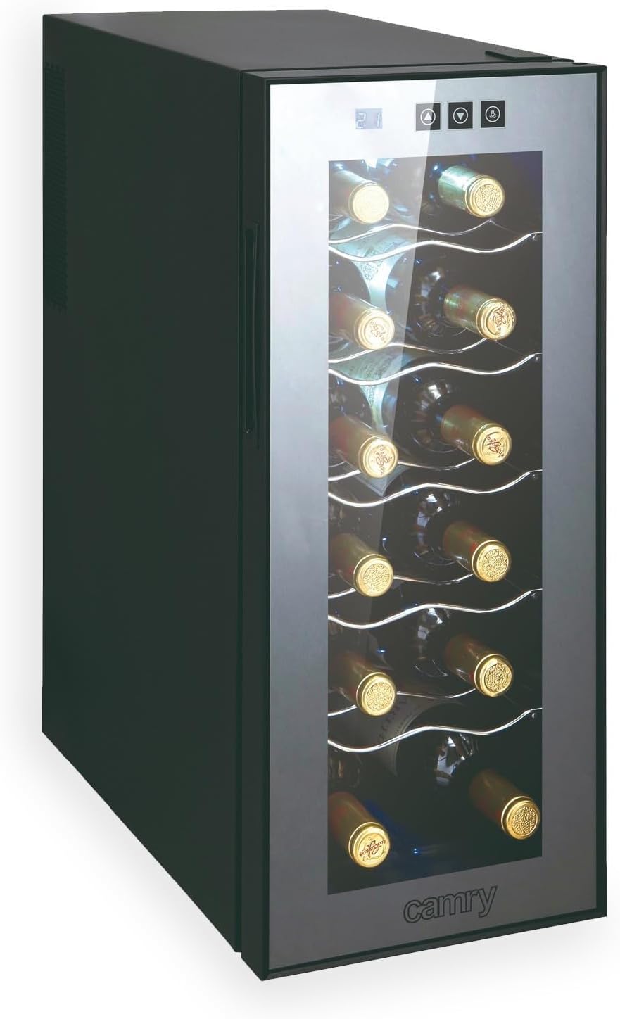 Réfrigérateur à vin cave Camry CR 8068 12 bouteilles / 33 litres - Contrôle de la température 12-18 degrés C