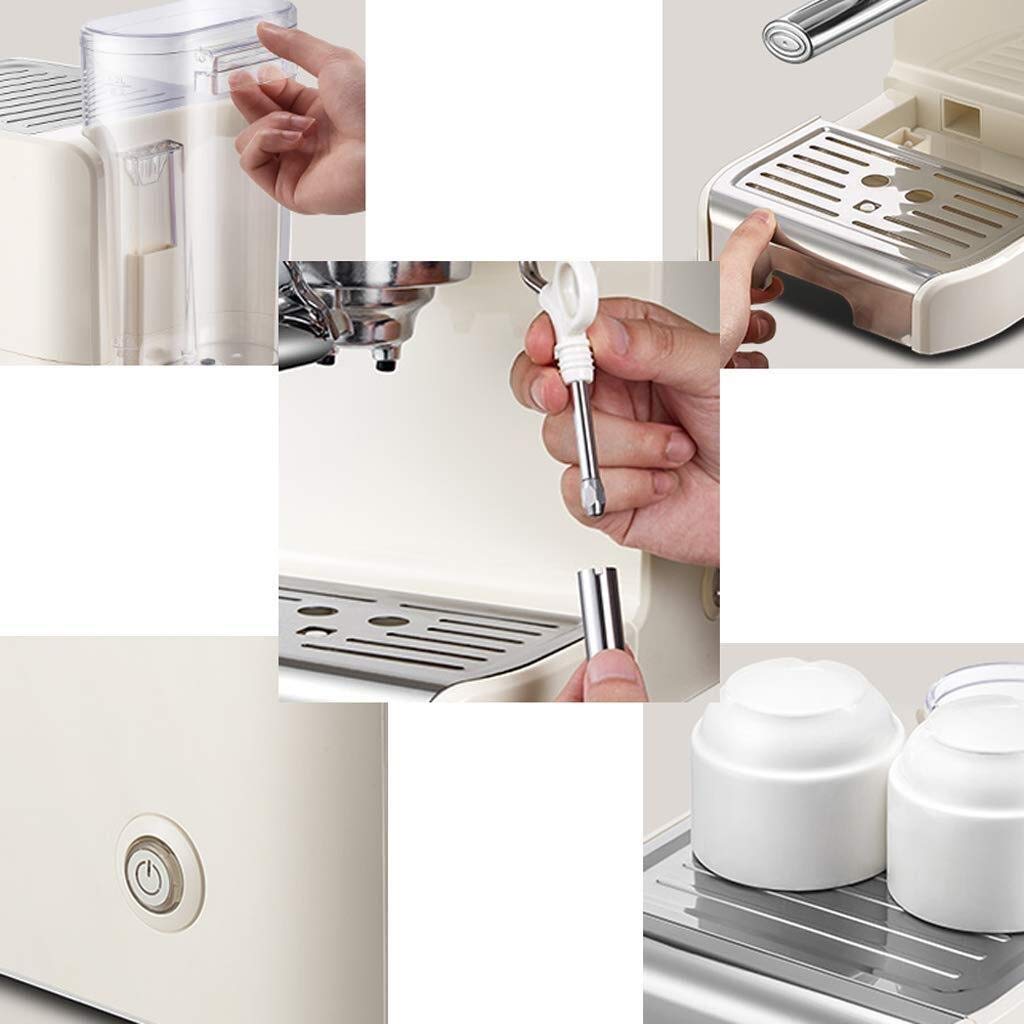 Machines à Café Espresso Machine, Machine à Café à Pompe Semi-Automatique Petite Machine à Café Ménagère Machine à Café Au Lait à Vapeur 200Mm × 250Mm