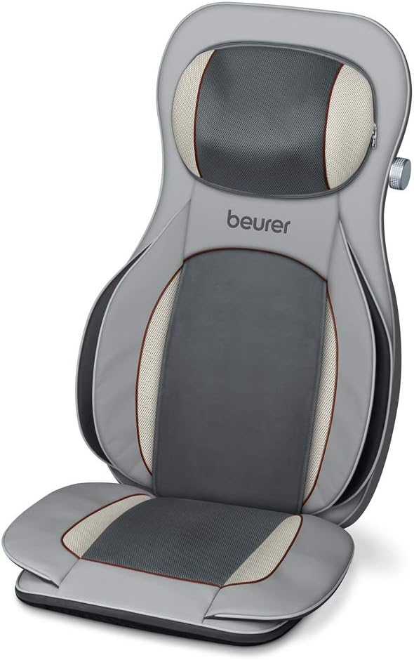Housse de siège MG 320 HD 3 en 1 de Beurer | Massage Shiatsu, massage par compression d’air et massage ponctuel | Parfait pour un massage cervical, de dos et de jambes | Avec fonction de chauffage