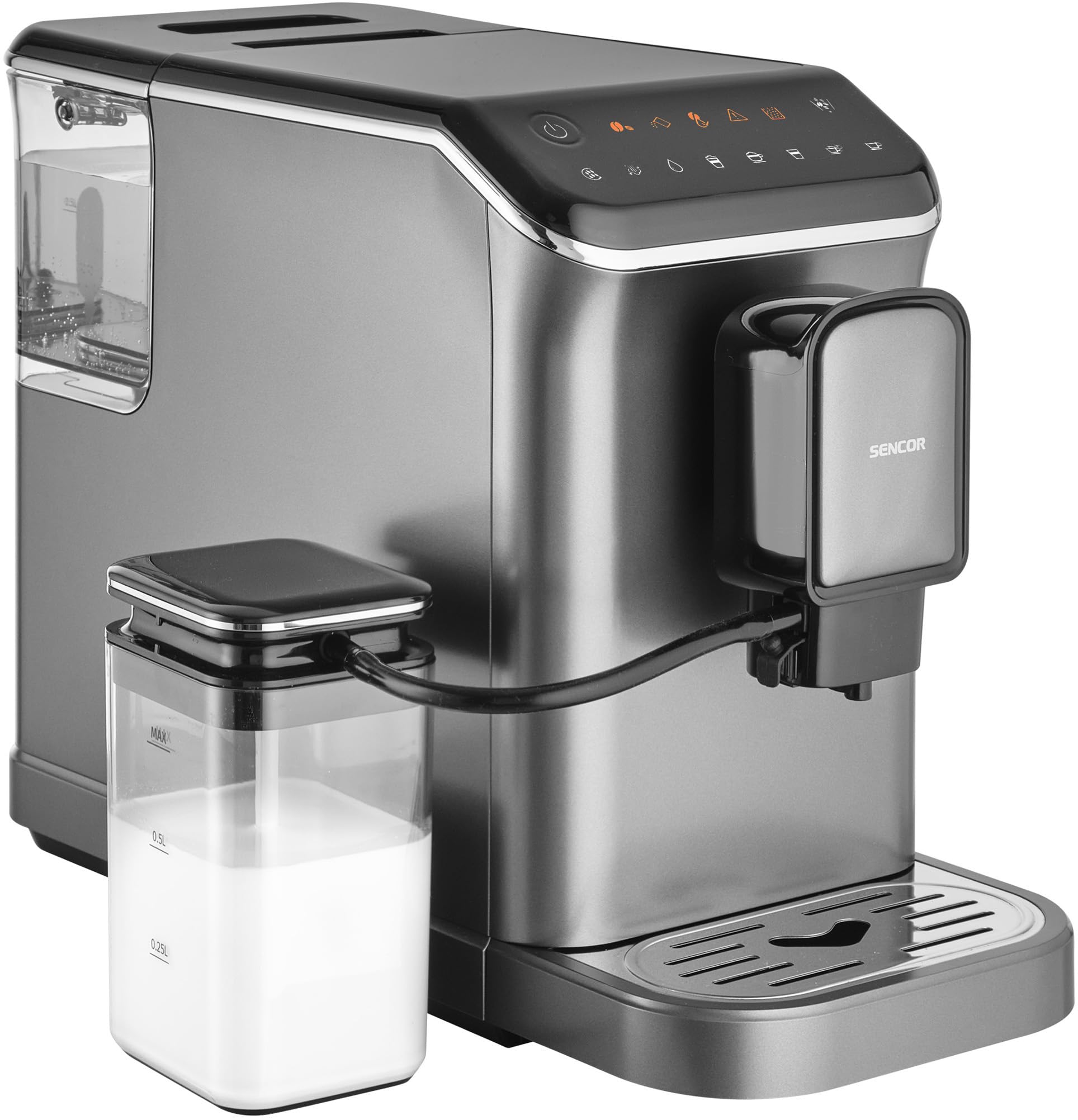 SENCOR Machine automatique a expresso et cappuccino SES 8000BK