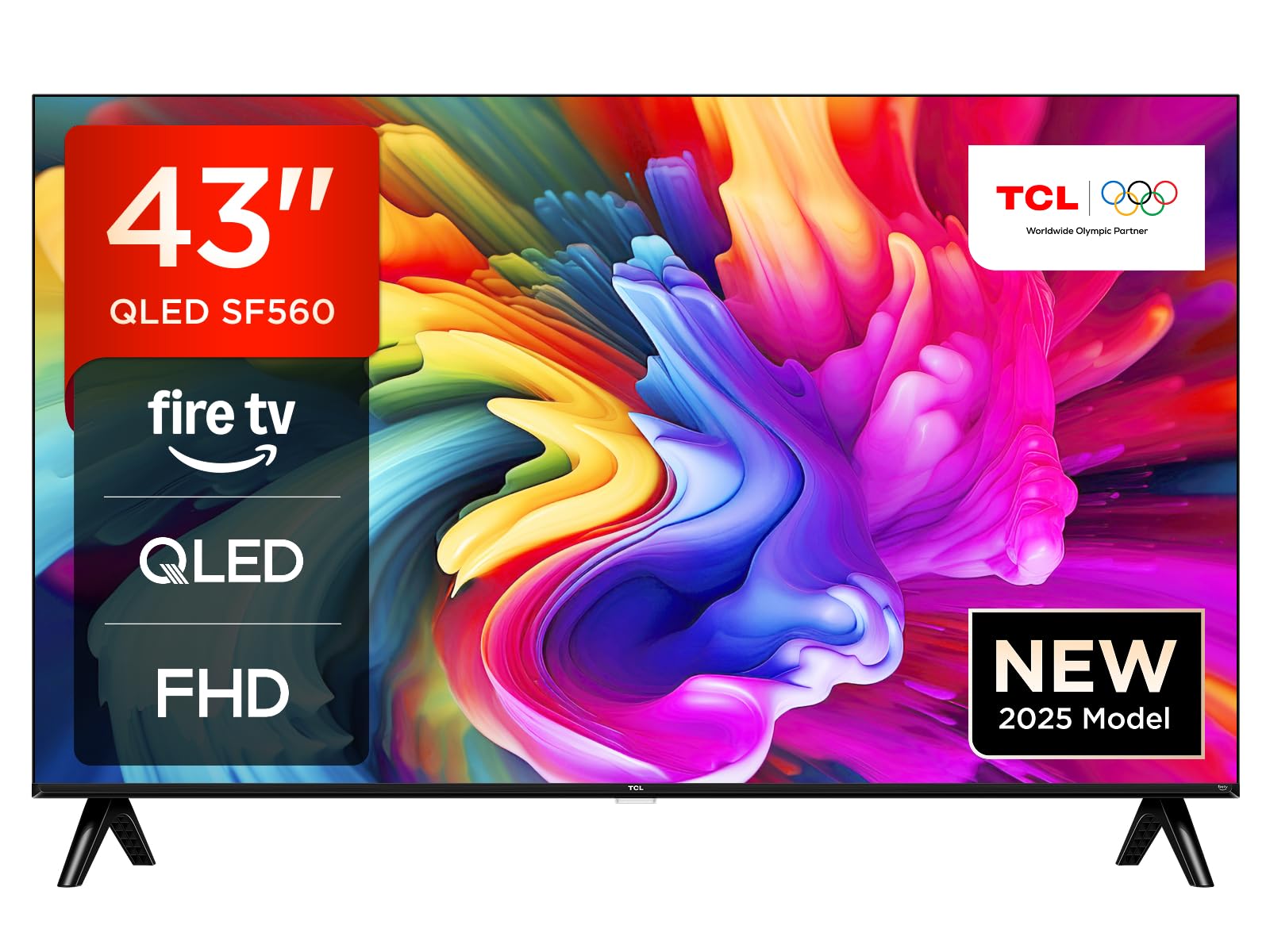 TCL 43 Pouces Full HD Smart QLED Direct LED SF560 avec Fire TV et vocale Alexa