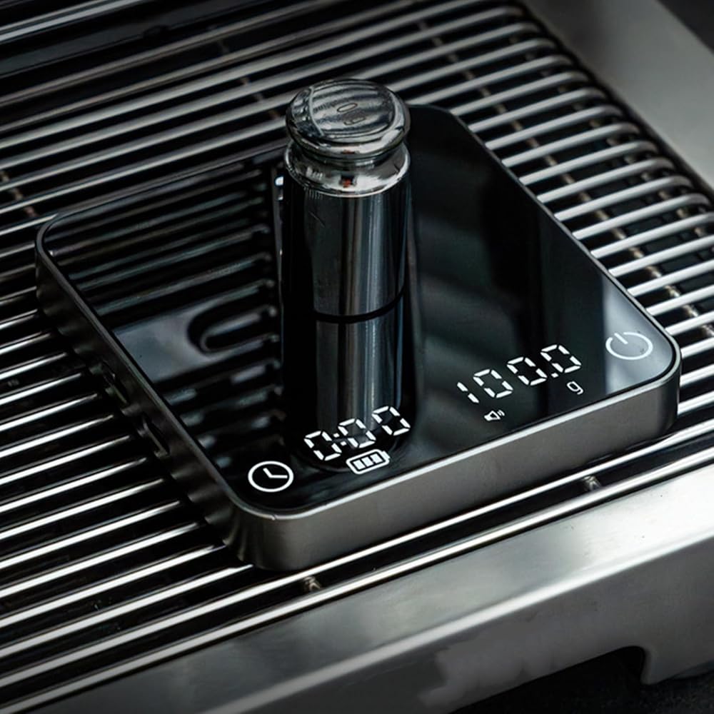Balance électronique pour expresso - Balance numérique pour café en poudre : Cuisine et Maison