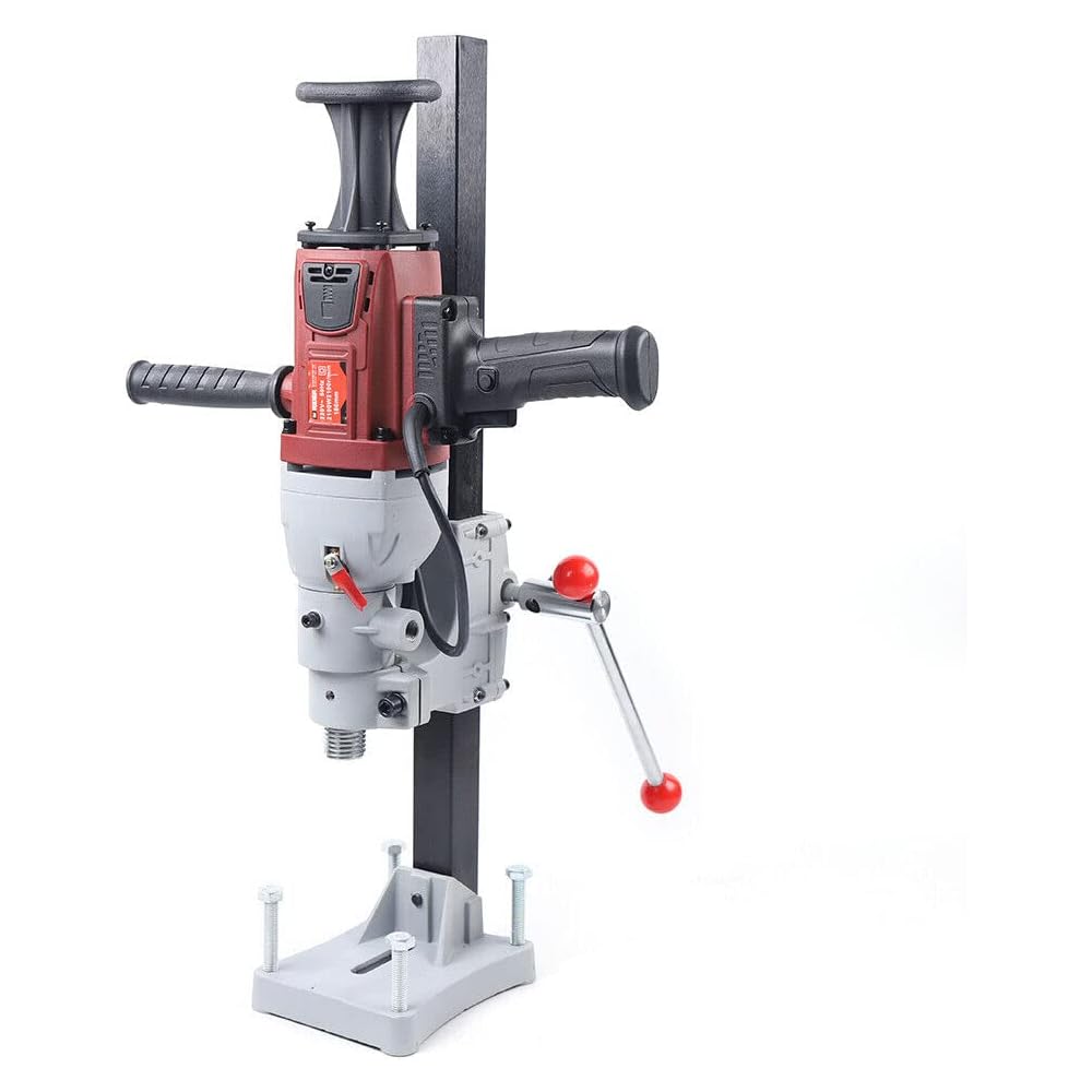 Carotteuse 2200 W - Diamètre de per?age : 180 mm - Avec support - Utilisation humide et sèche - Foret diamanté - 1200 tr/min - Pour béton, brique, ouverture murale : Bricolage