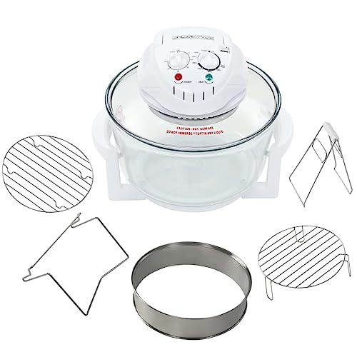 vidaXL Four à Convection Halogène avec Bague d'Extension Electrique Cuisson : Cuisine et Maison