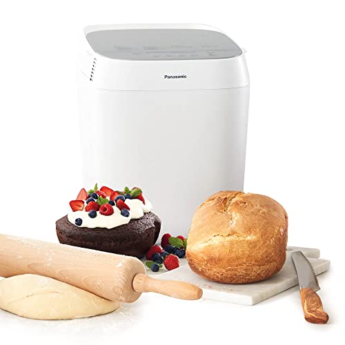 Panasonic SD ZP2000WXE Machine à Pain Artisanale Crusty Loaf, Cuisson sans Gluten, Double Capteur de Température, 18 Programmes Automatiques, Blanc : Cuisine et Maison