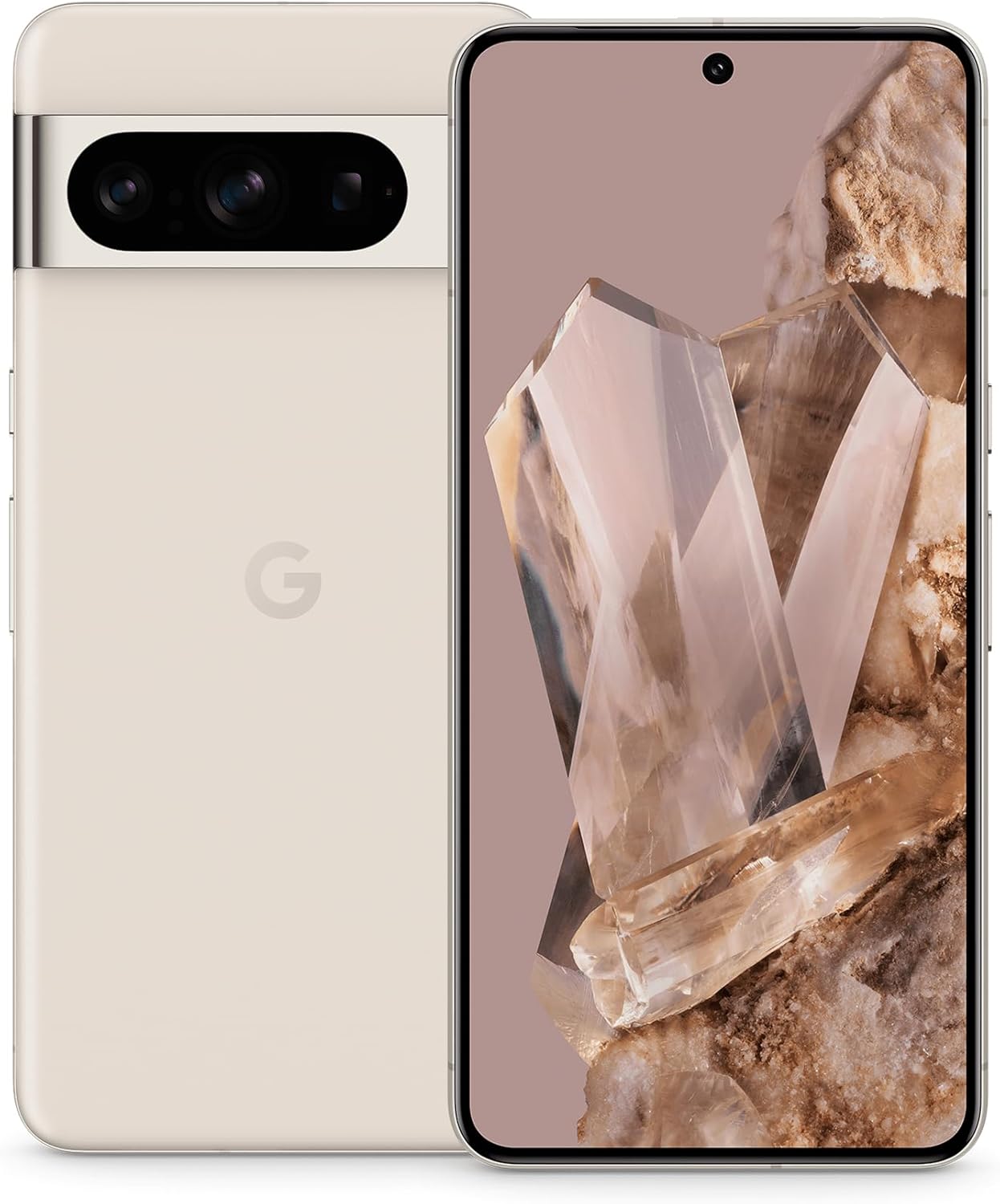 Google Pixel 8 Pro – Smartphone Android débloqué avec téléobjectif, 24 Heures d'autonomie et écran Super Actua – Porcelaine, 128GB