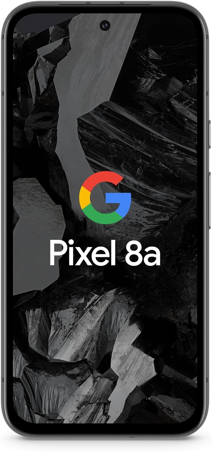 Google Pixel 8a - Smartphone Android débloqué avec module Photo Pixel avancé, Une journée complète d'autonomie et Une sécurité Robuste - Noir Volcanique, 256GB