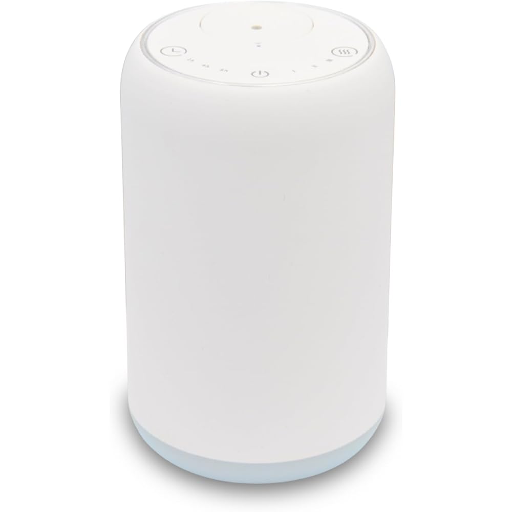 Zen’Arôme Diffuseur d’Huile Essentielle par Nébulisation Nomade Movisia V2, Surface de Diffusion jusqu'à 80 m², Boutons tactiles, Batterie Rechargeable, sans Fil, Lumière LED Intégrée : Hygiène et Santé
