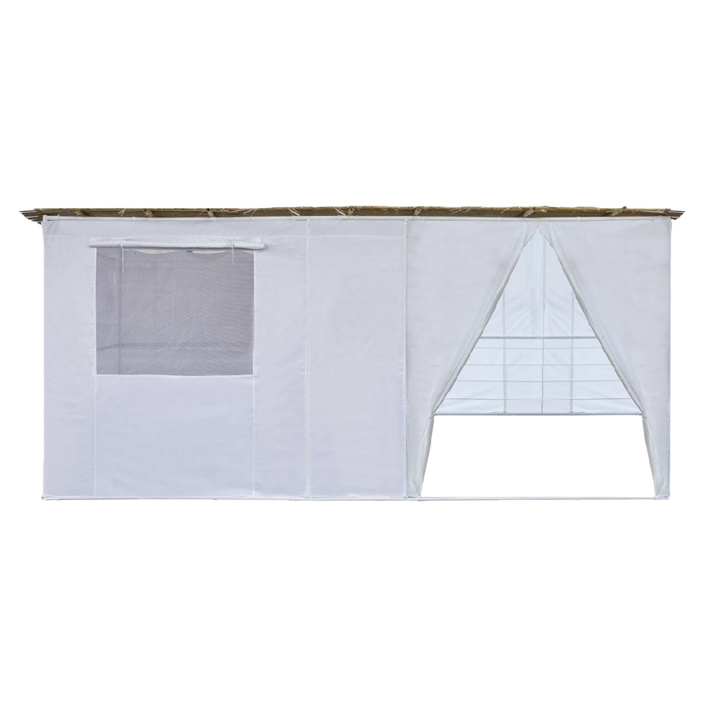 Abri mural en acier galvanisé gris anthracite — 2,2 m²