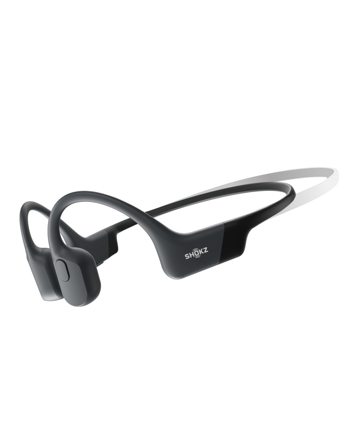 SHOKZ OpenRun Mini Casque à Conduction osseuse, écouteurs Bluetooth Oreilles Libres pour Le Sport avec Micro, Casque sans Fil étanche IP67, 8 Heures d’autonomie, Bandeau de Sport, Noir