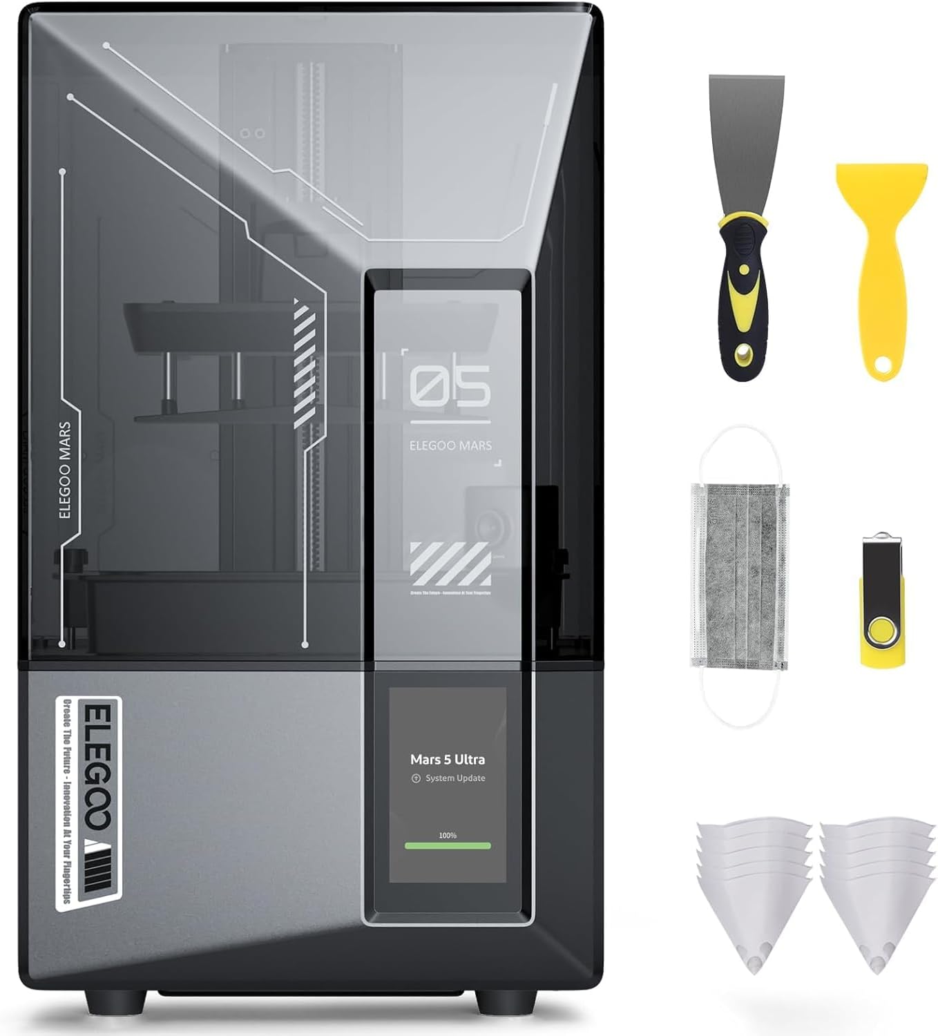 Imprimante 3D résine ELEGOO Mars 5 Ultra – 153,36 x 77,76 x 165 mm³