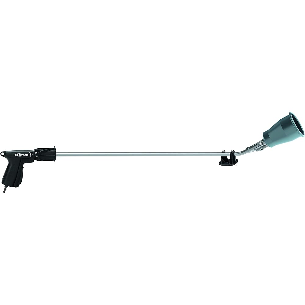 Express, 75102, Chalumeau Piezo Étancheur Titane R, composé d'une Lance de 150 kW réf. 150R L 600mm et d'une Poignée Sécurité avec Gâchette Piezo et Raccord Rapide, Livré en Valisette : Bricolage