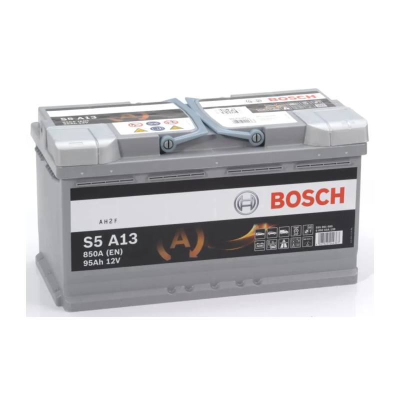 Bosch S5A13 - Batterie Auto - 95A/h - 850A - Technologie AGM - adaptée aux Véhicules avec Start/Stop
