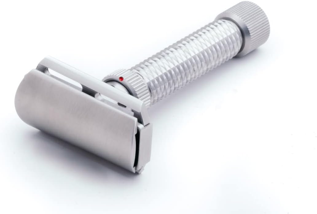 Rex Supply Company, Rex Konsul, rasoir de sécurité à double tranchant en acier inoxydable à angle réglable