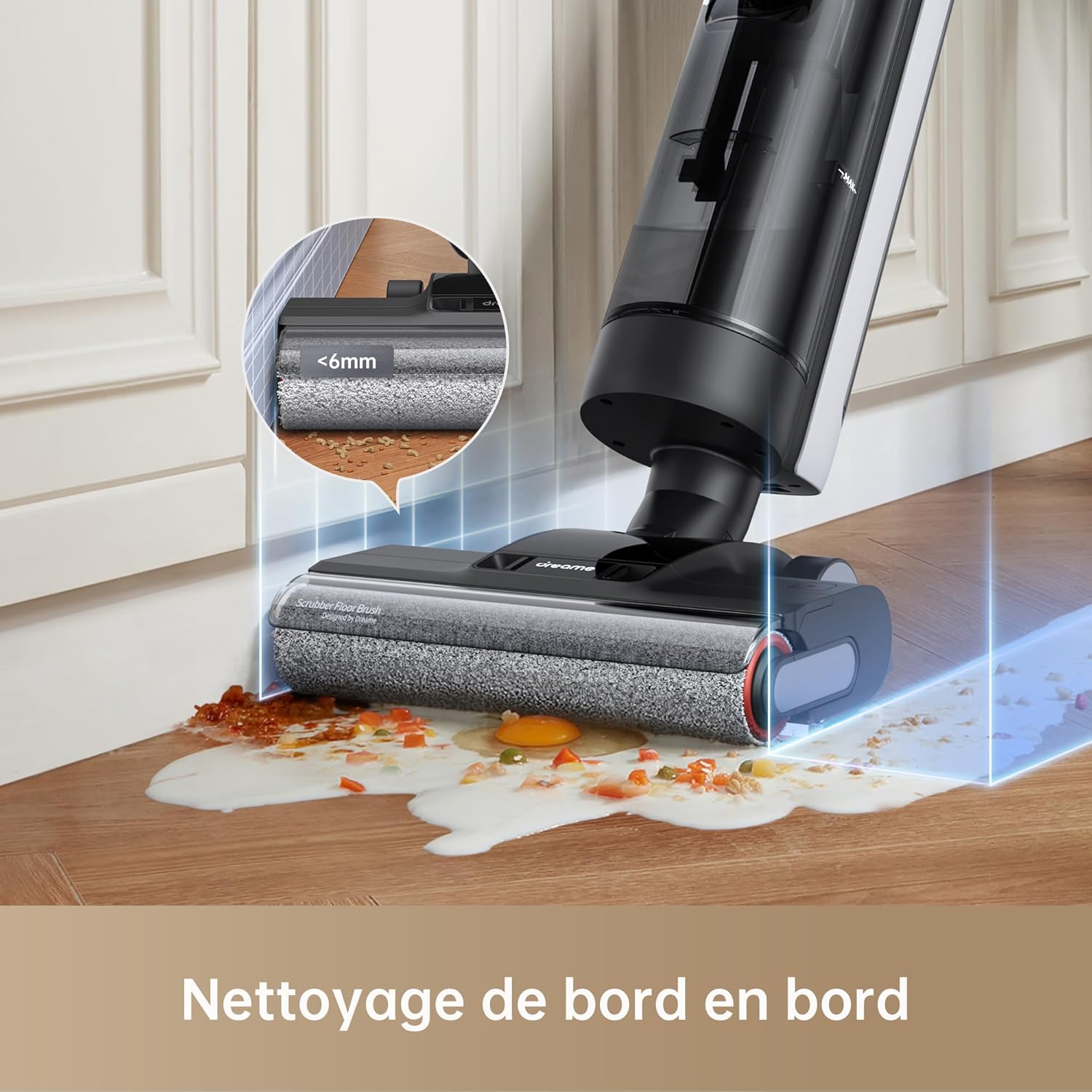 dreame H12 double aspirateur nettoyage intelligent aspiration sèche et humide