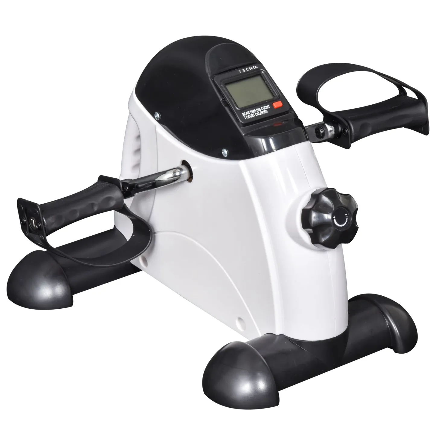 HOMCOM Mini Heimtrainer Fitnessbike LCD-Display verstellbarer Widerstand