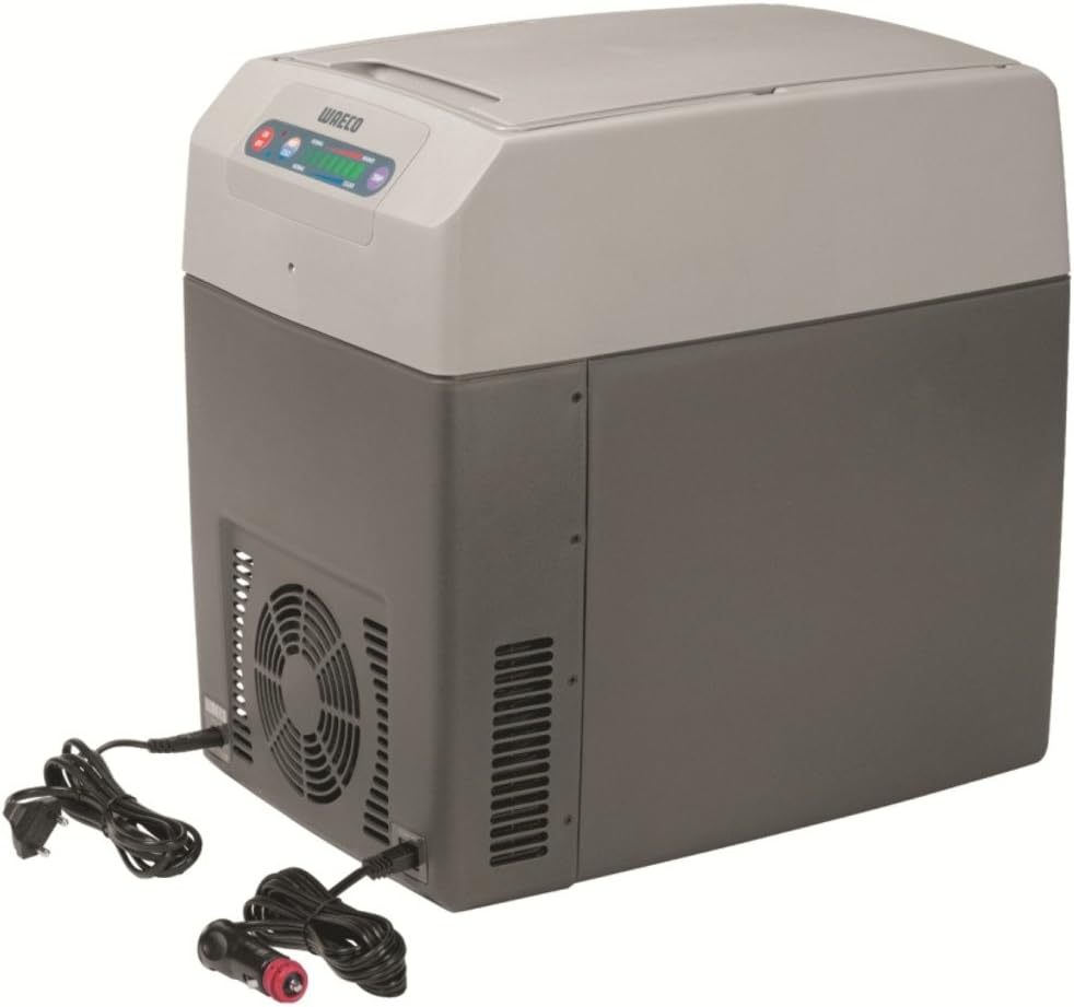 DOMETIC TropiCool TC 21FL - tragbare elektrische Kühlbox, 21 Liter, 12/24 V DC/ 220 - 240 Volt AC für Auto, Lkw, Boot, Reisemobil und Steckdose, Grau
