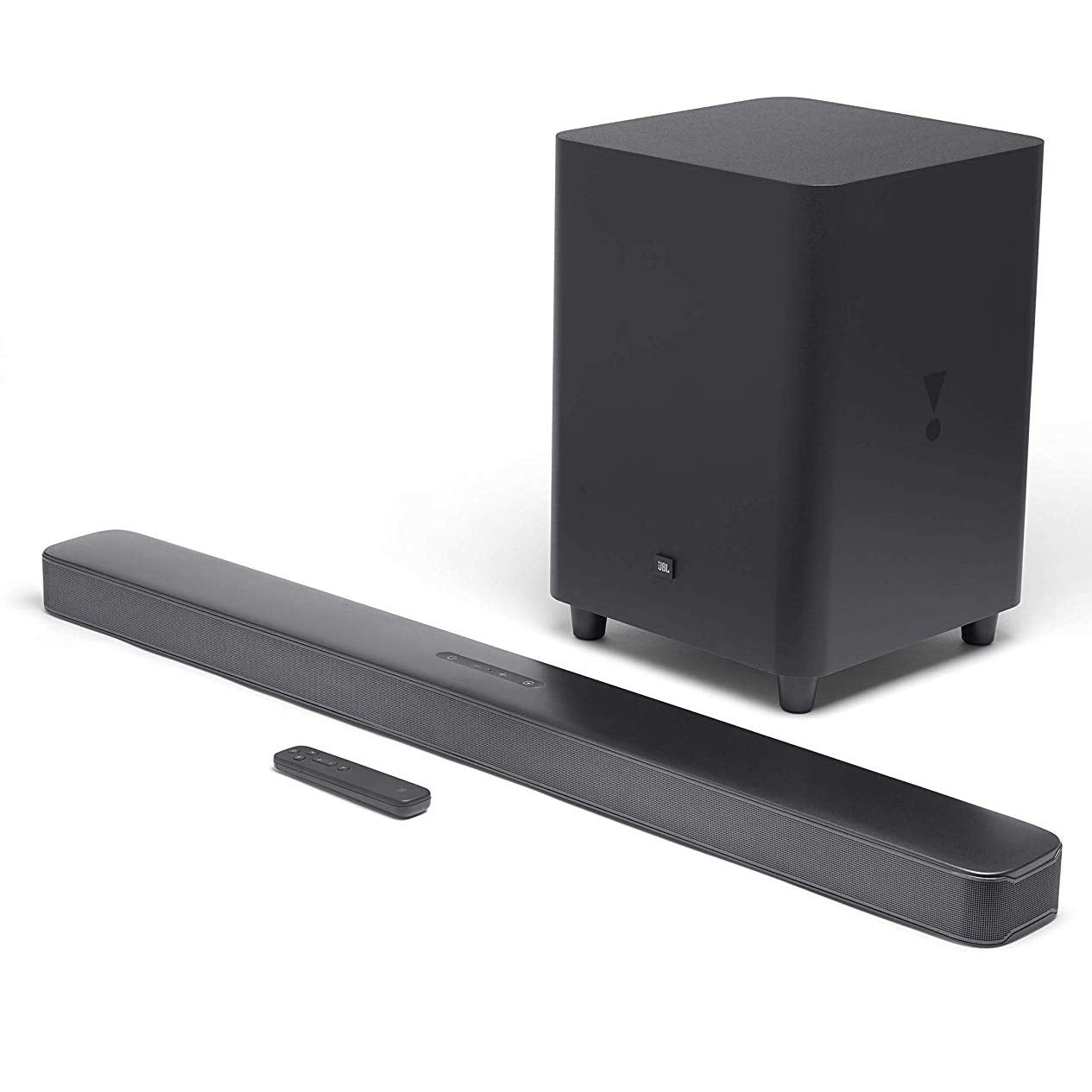 JBL 5.1 ÔøΩ Barre de son avec caisson de basses et hauts-parleurs sans fil ÔøΩ Connection 4K par arc HDMI ou cÔøΩble optique ÔøΩ Bluetooth 4.2 ÔøΩ Cou