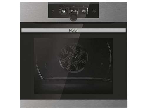 Haier I Turn Series 2 HWO60SM2F3XH  Four multifonction, nettoyage par Aqualyse, connectivité Wi Fi, capacité 70L, cuisson multiniveau, 11 fonctions, manette, classe A , Noir : Gros électroménager
