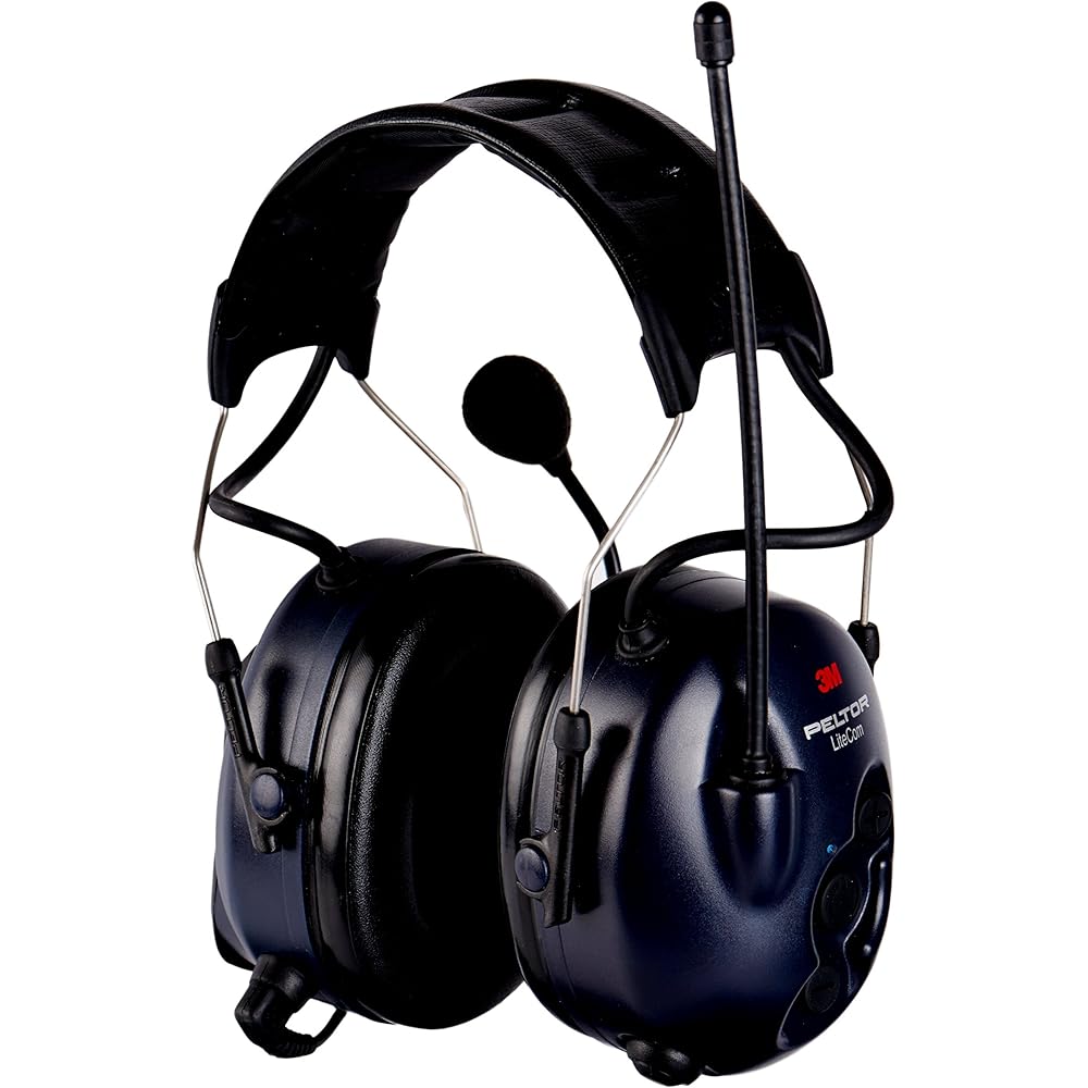 Casque 3M PELTOR LiteCom, 32 dB, PMR à 446 MHz, serre-tête, MT53H7A4400-EU :